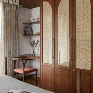 3D Synthetic Rattan Window Interior